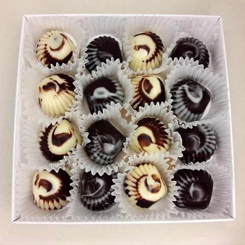 Handmade Chocolate Shells with Dried Cranberries & Bee Pollen Gift Box – 96g