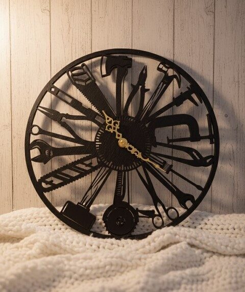 Tool Wall Clock for Handyman