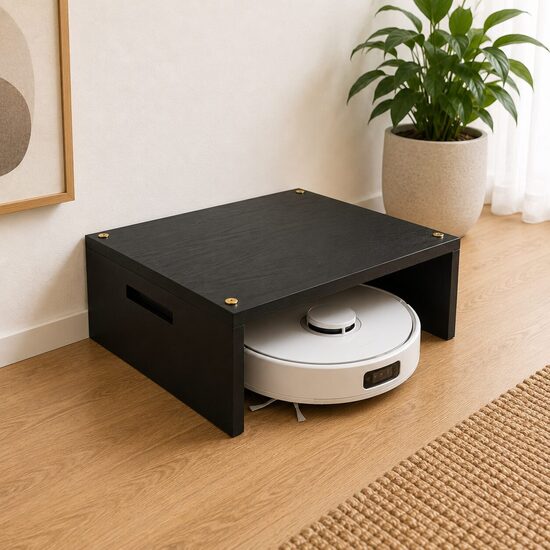 Robot Vacuum Garage Shelf