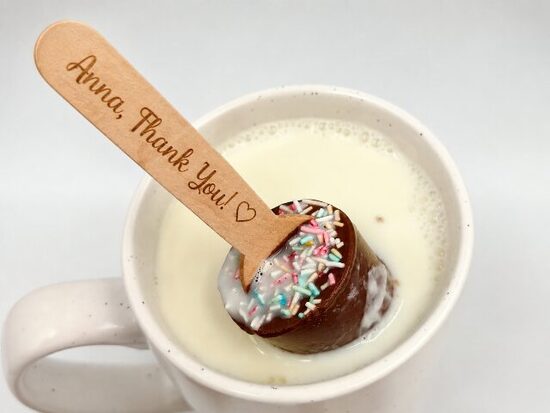 Personalized Hot Chocolate Spoon