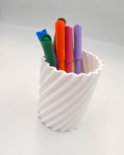 Modern 3D Printed Desk Organizer
