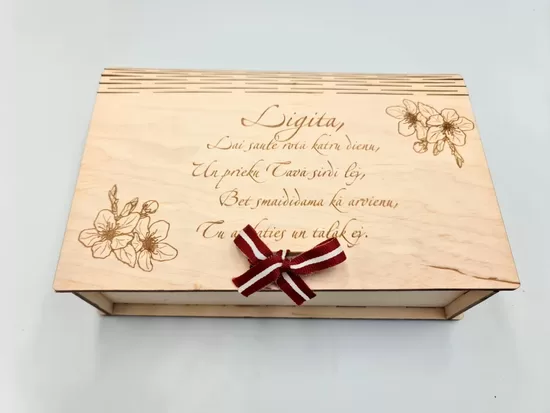 Personalized Wooden Keepsake Box