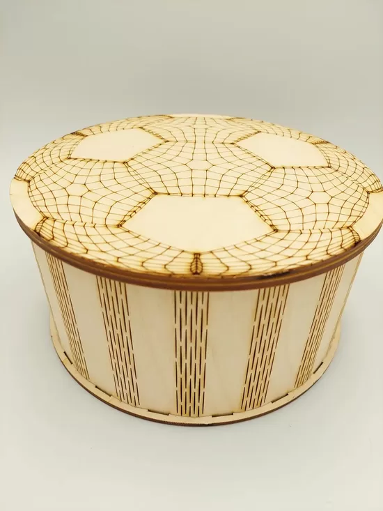 Soccer Ball Wooden Keepsake Box Personalized Gift for Player or Coach Handmade