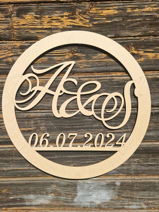 Personalized Laser Cut Name Sign – Party Decoration for Birthday, Wedding, Baby Shower, Housewarming