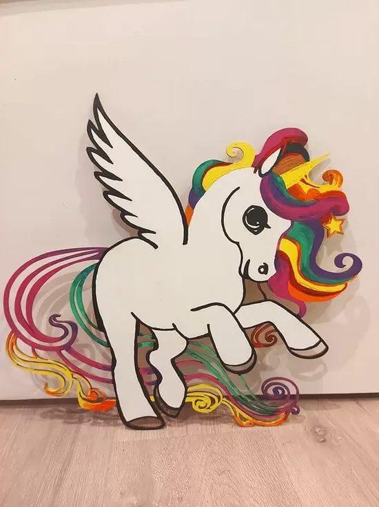 Unicorn Medal holder for kids 