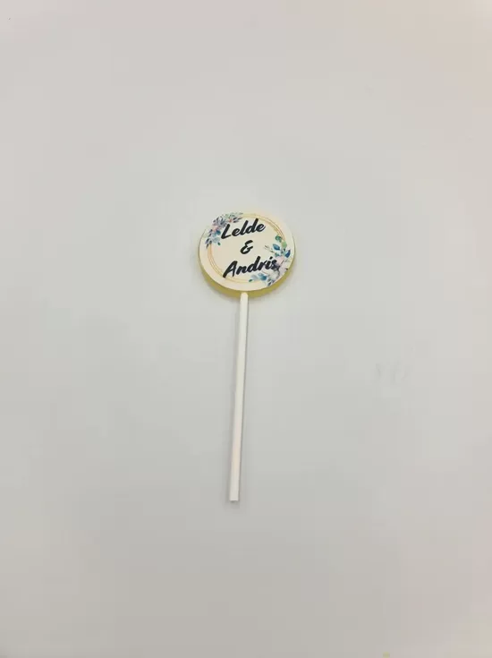 Custom Text Lollipops • Personalized Glucose Syrup Candy • Names/Date/Logo • Wedding & Event Favors