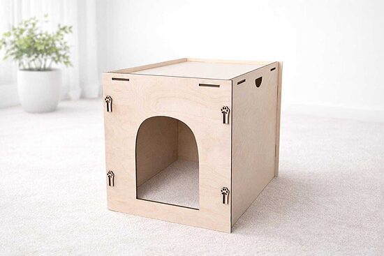 Hidden Cat Litter Box Furniture & Modern Litter Cabinets