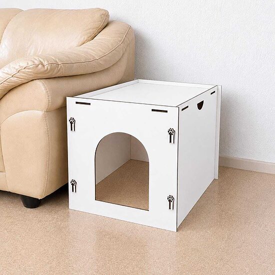 Cat litter box cover, stylish animal furniture