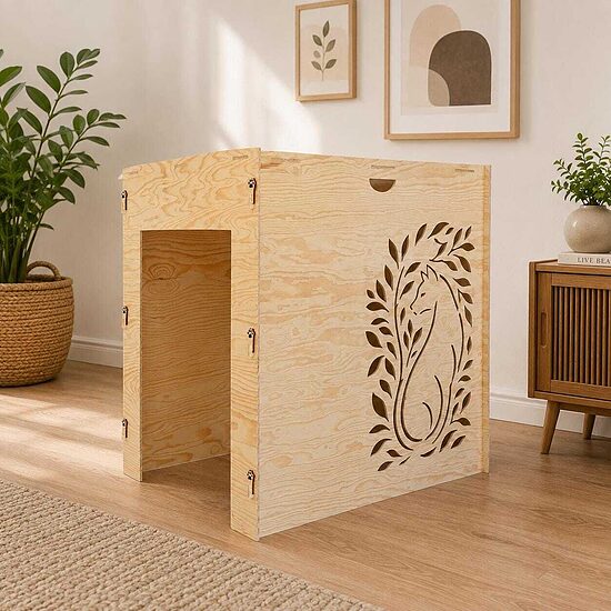Litter Robot Enclosure With Shelf