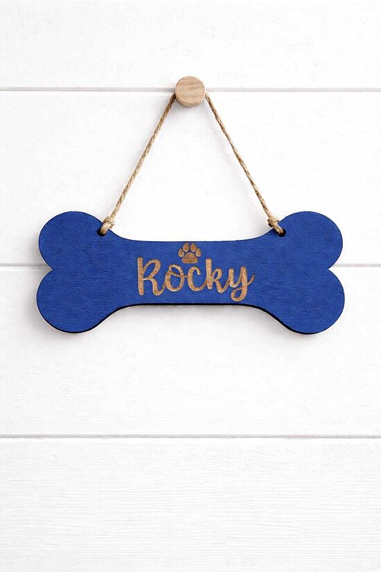 Personalized Wooden Dog Name Sign