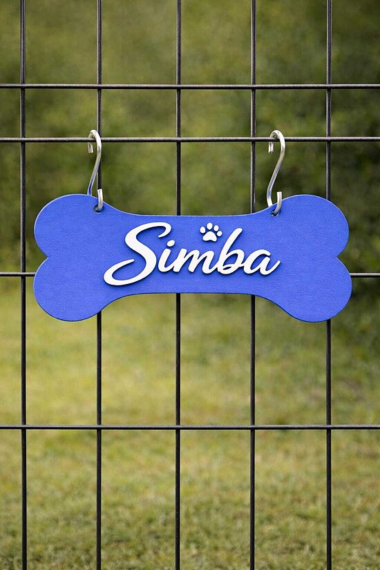 Personalized Wooden House decor, Dog Bone Name Sign