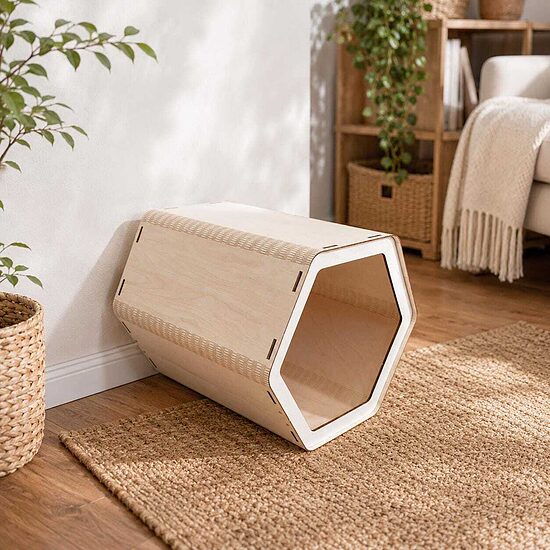 Wooden Cat Bed, Stylish Pet furniture, Animal House