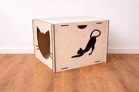 Wooden Cat House – Pet furniture