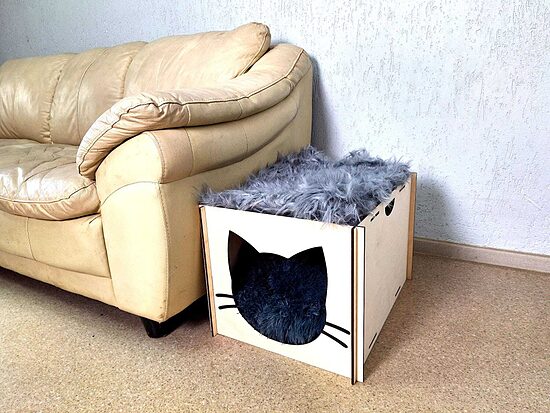 Stylish Pet furniture, Wooden Cat House