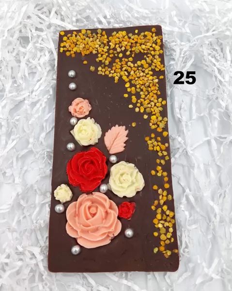 Chocolates with flowers