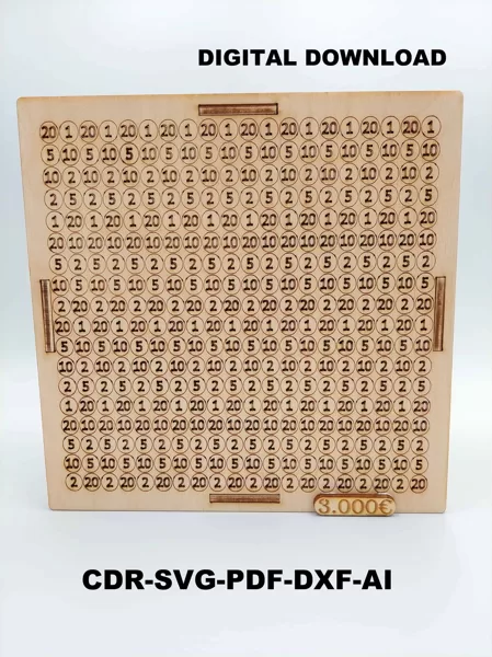 Customize Your Savings-Euro, Usd Money Bank SVG-3000, 10000 EUR/USD